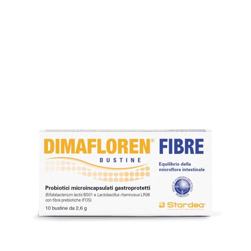 Dimafloren Fibre Digestive Supplement - 10 Bustine