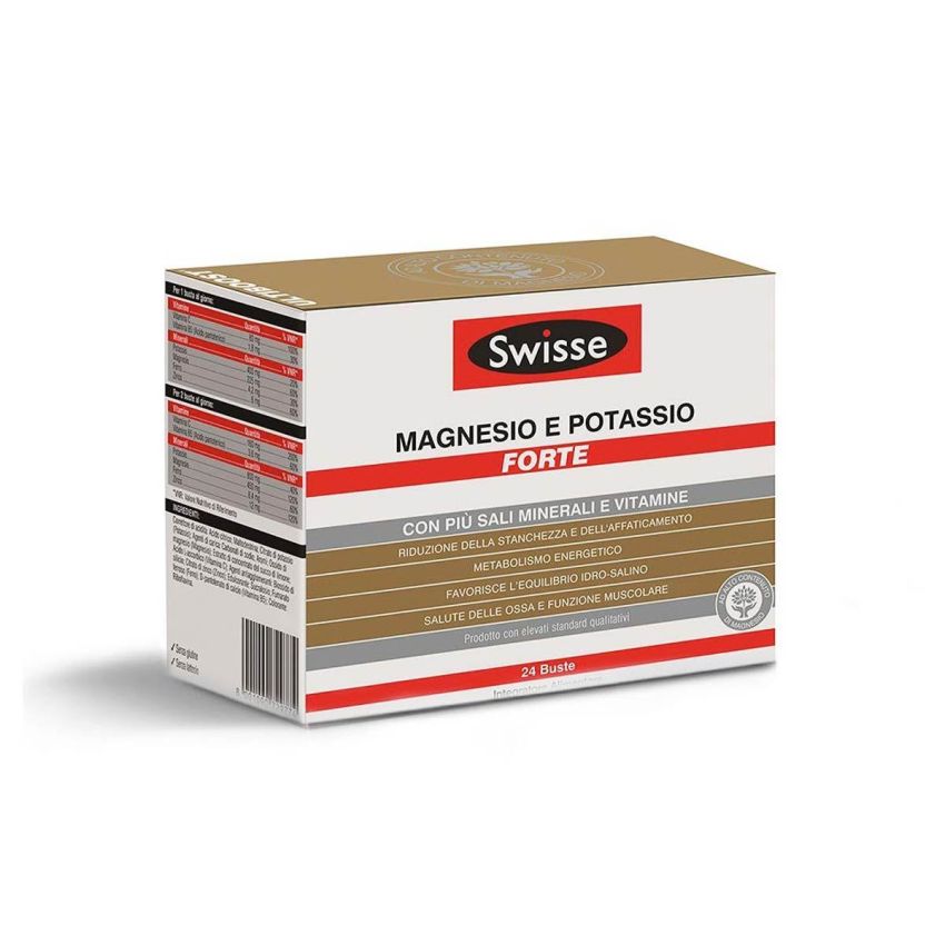 Swisse Magnesio e Potassio Forte - Confezione da 24 Bustine