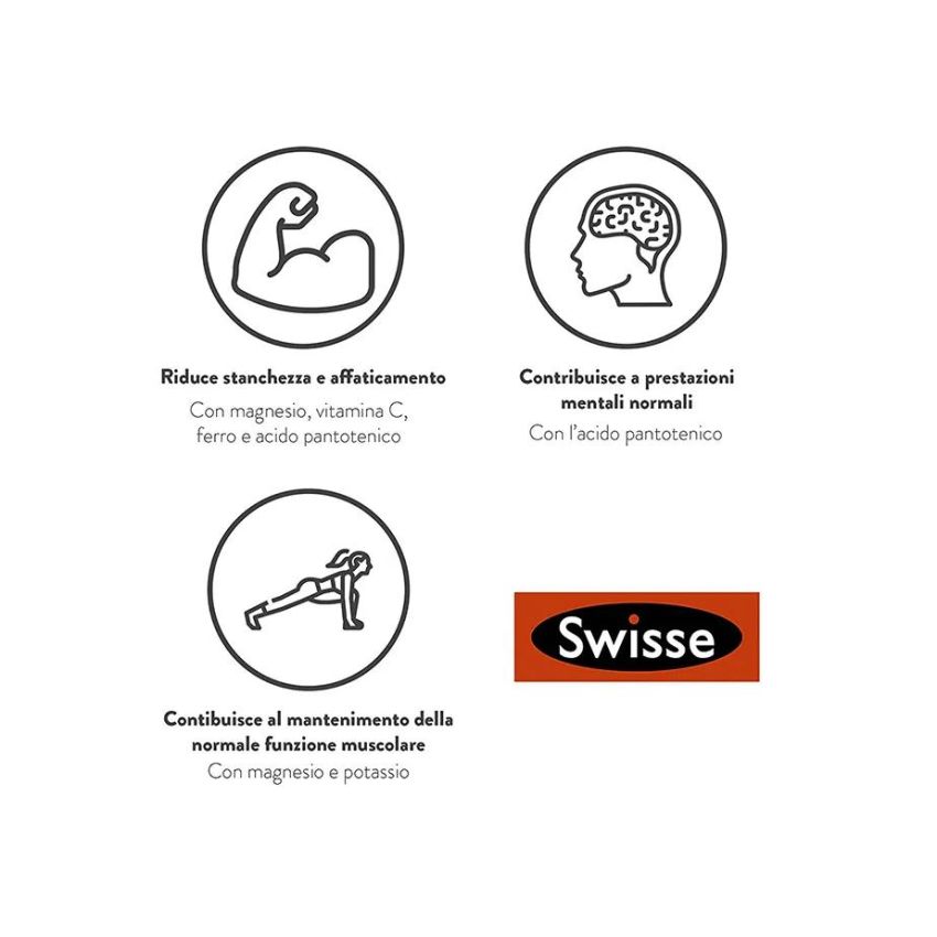 Swisse Magnesio e Potassio Forte - Confezione da 24 Bustine
