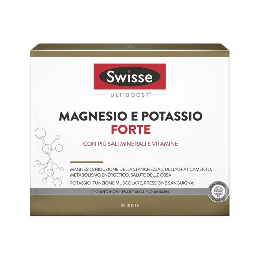 Swisse Magnesio e Potassio Forte - Confezione da 24 Bustine