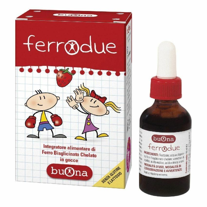 Ferrodue Integratore Ferro in Gocce, 15ml