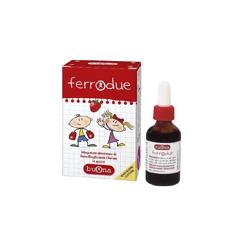 Ferrodue Integratore Ferro in Gocce, 15ml