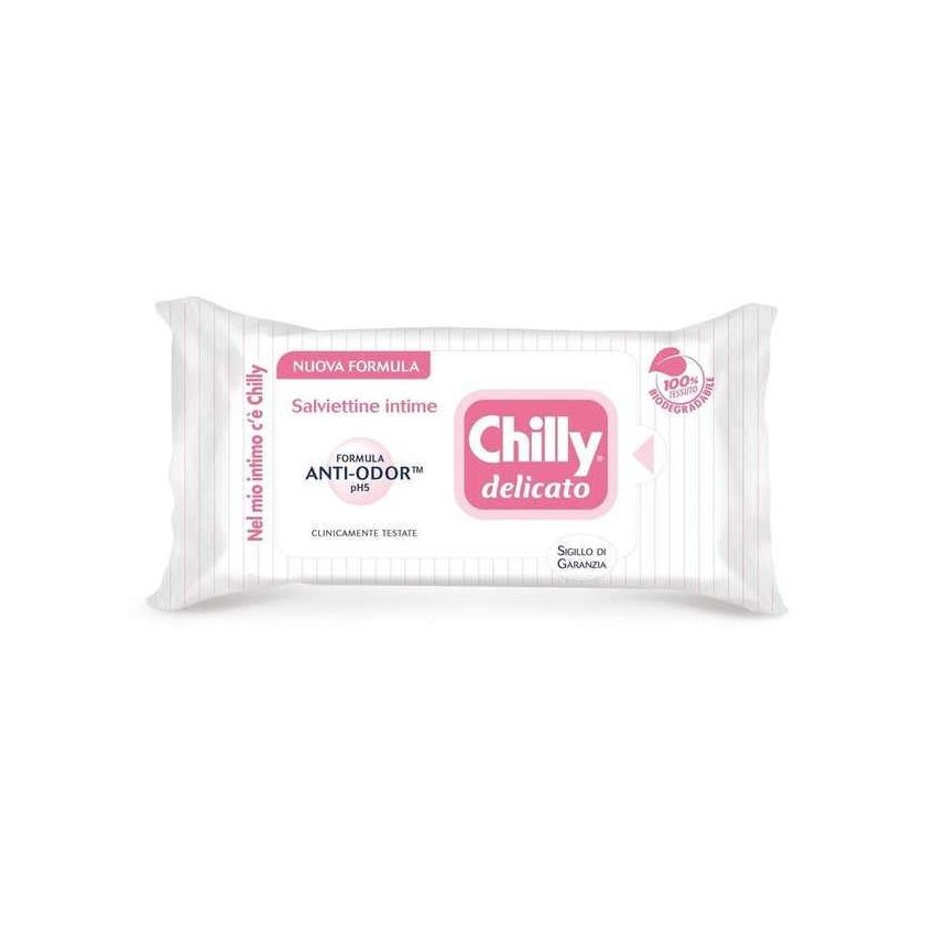 Chilly Salviette Intime Delicate - Confezione da 12 Pezzi