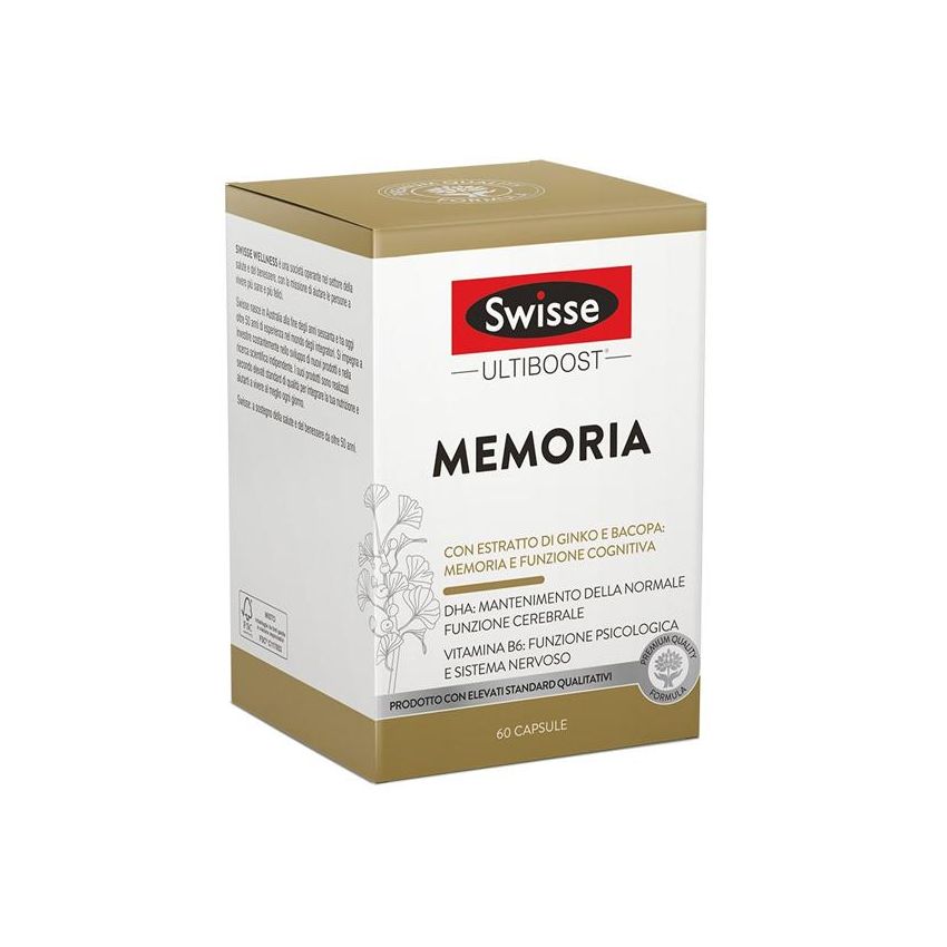 Swisse Capsule Potenziatrici di Memoria - Confezione da 60