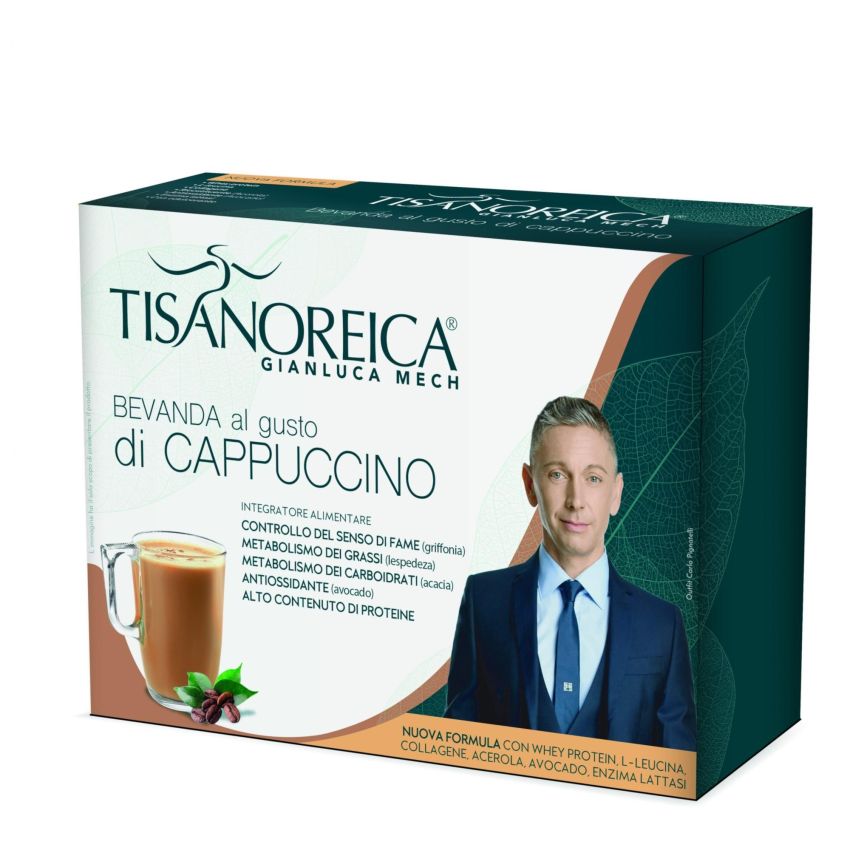 Tisanoreica Bevanda al Gusto Cappuccino - 4 Pacchetti da 28,5g