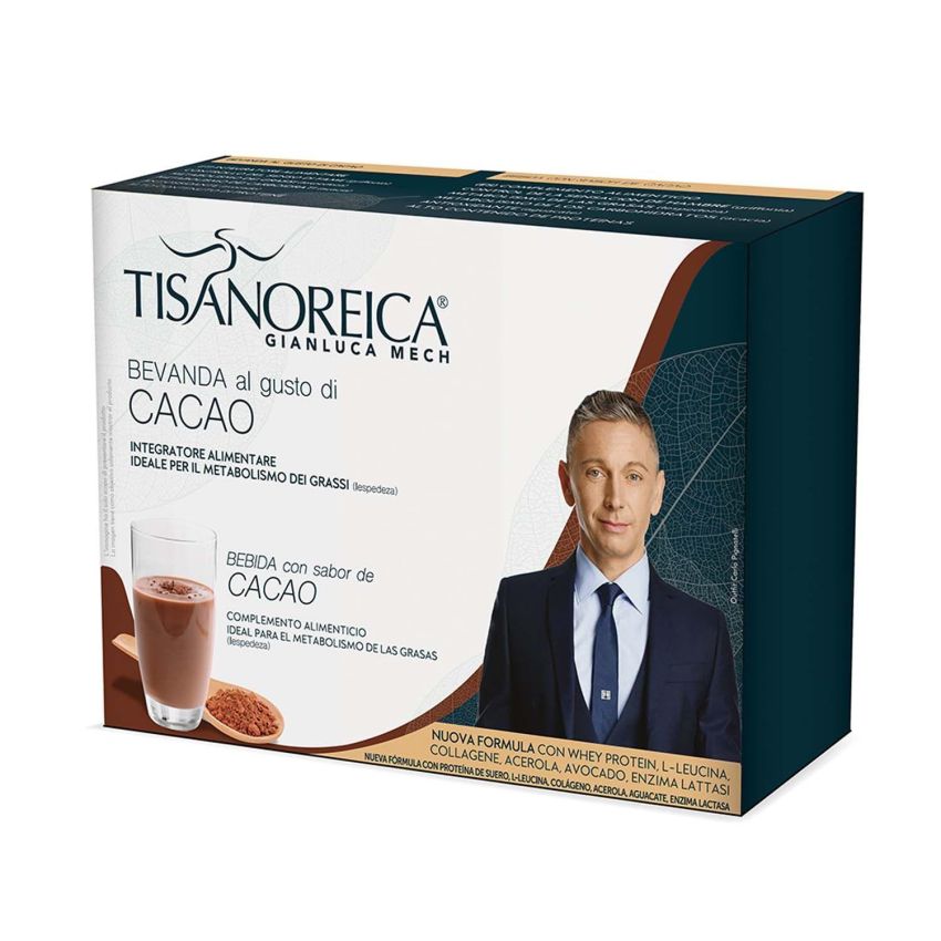 Tisanoreica Bevanda al Cacao - Confezione da 4 Bustine da 31,5g