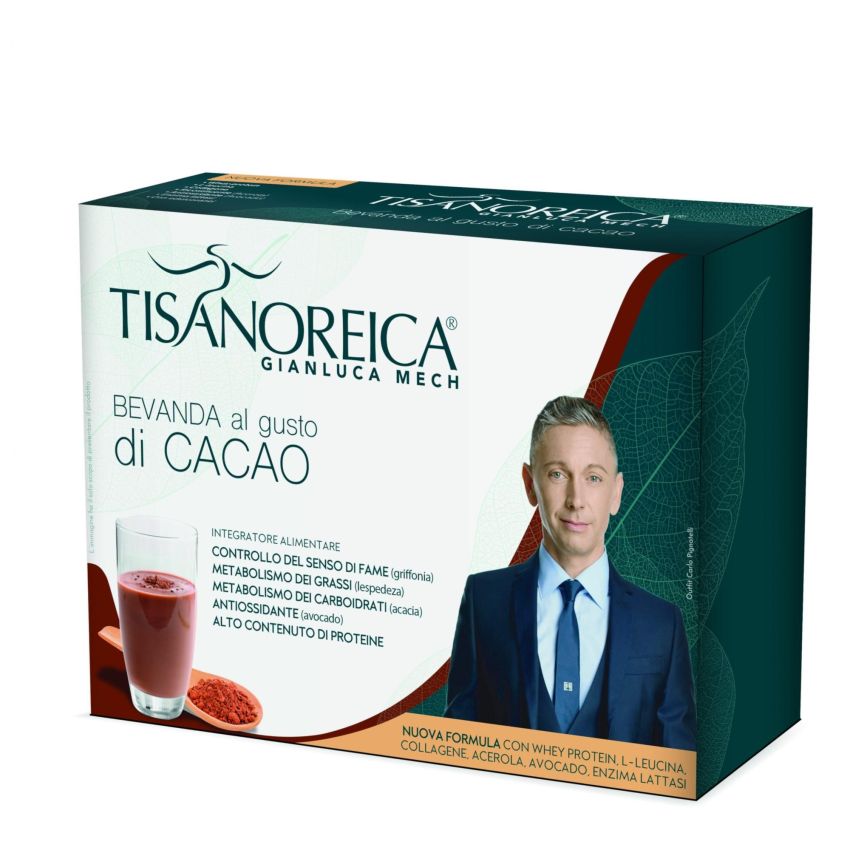 Tisanoreica Bevanda al Cacao - Confezione da 4 Bustine da 31,5g