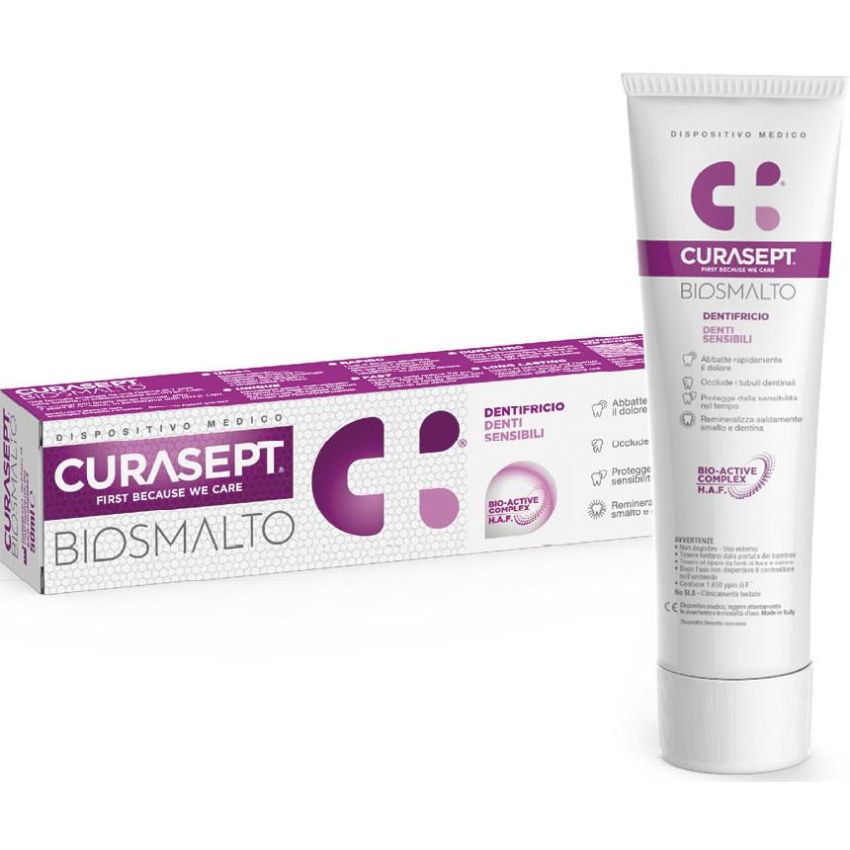 Curasept Biosmalto Dentifricio per Denti Sensibili - 75ml