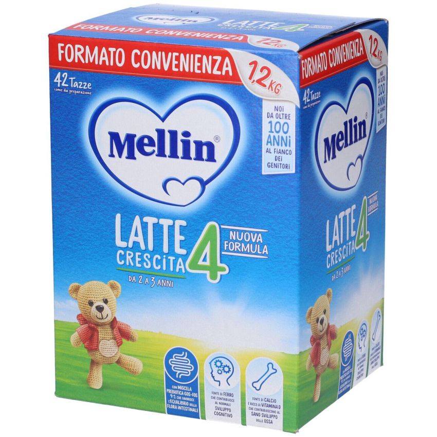 Latte Mellin 4 in Polvere per Bambini, 1200g
