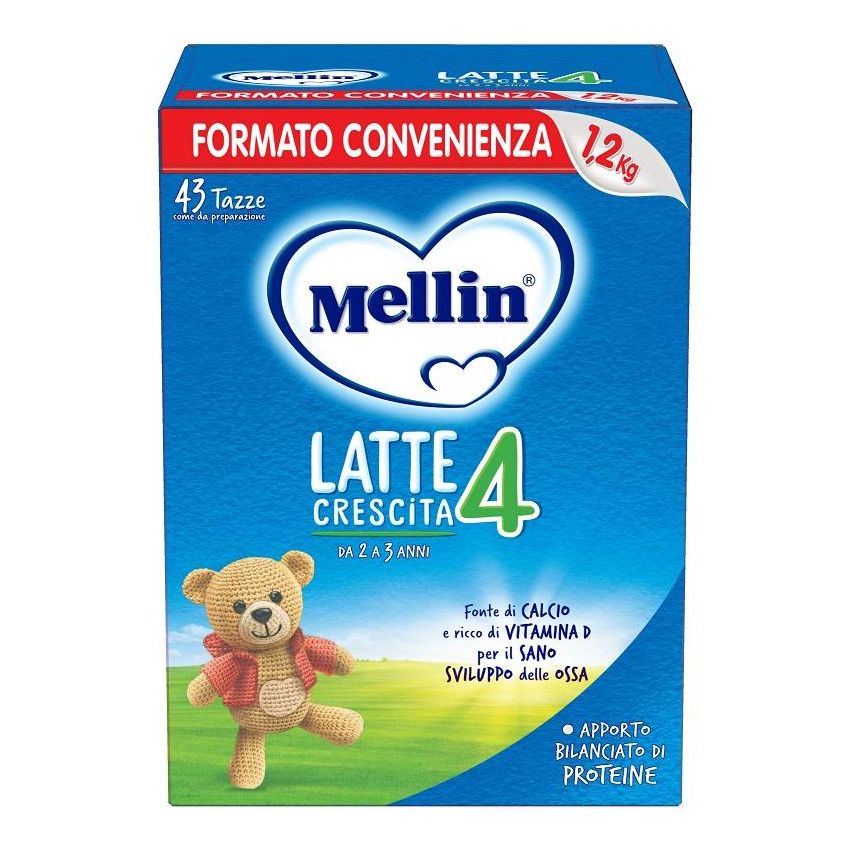 Latte Mellin 4 in Polvere per Bambini, 1200g