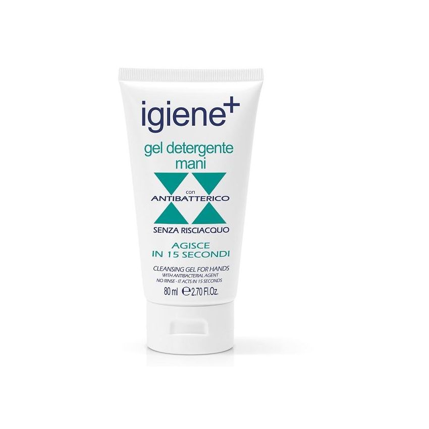 Gel Igienizzante Antibatterico per Mani 80ml - Igiene+