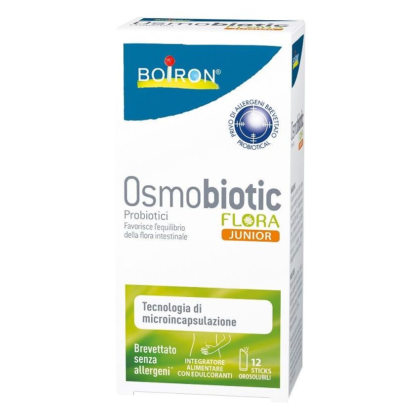Osmobiotic Flora Junior - 12 Sticks Orosolubili per Bambini