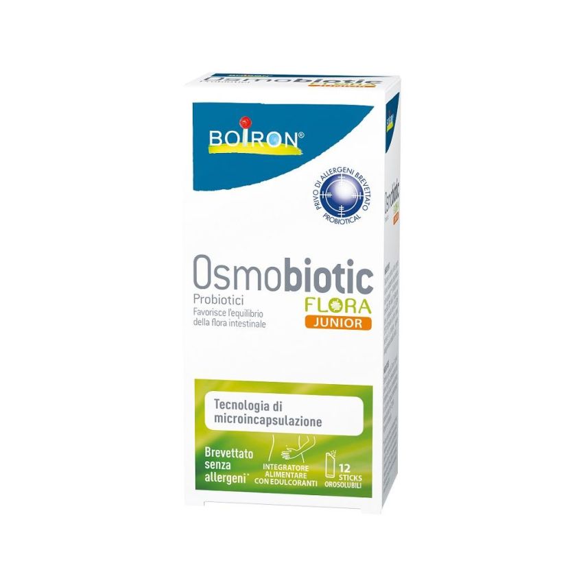 Osmobiotic Flora Junior - 12 Sticks Orosolubili per Bambini