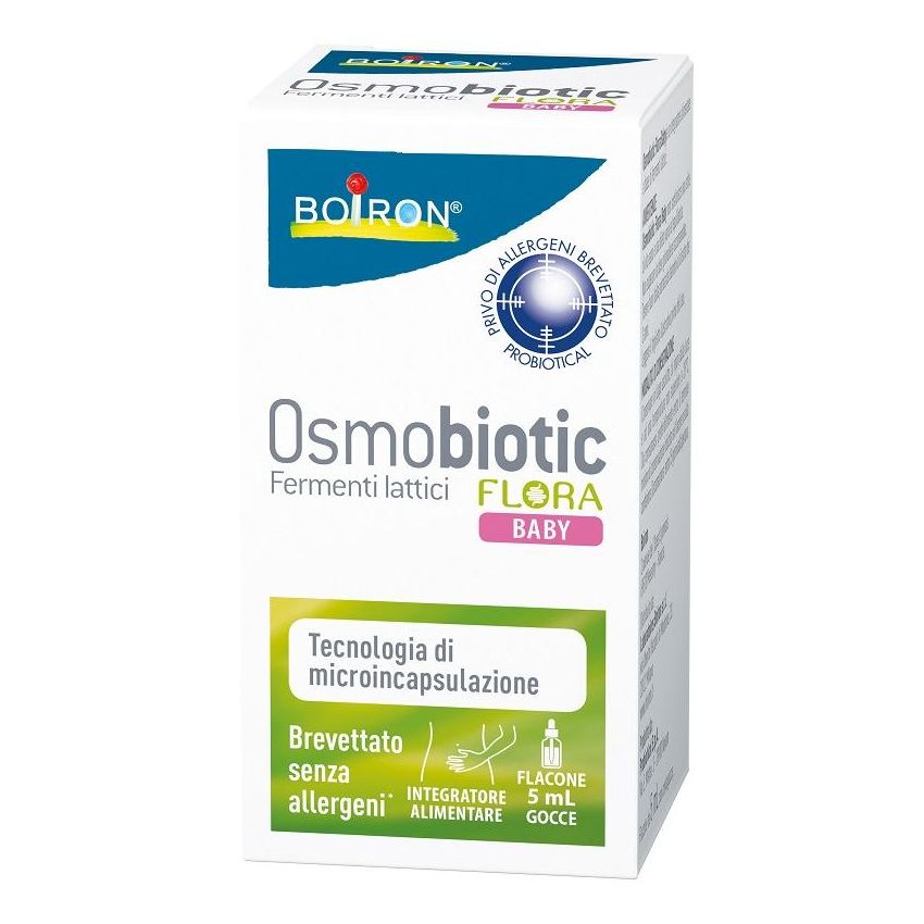 Osmobiotic Flora Baby: Gocce Probiotiche da 5ml per Neonati
