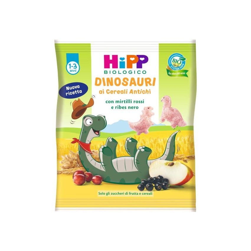 Hipp Bio Cereali Antichi in Forma di Dinosauri 30g