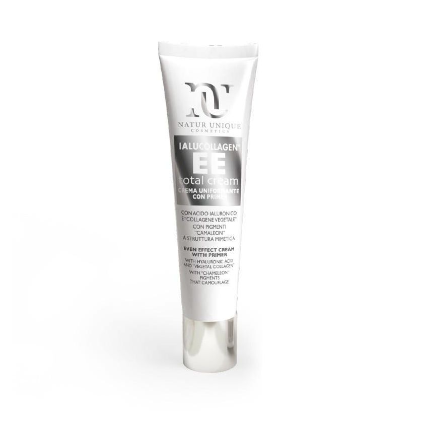 Natur Unique Crema Uniformante e Primer Viso Total Cream con Ialucollagen - 40ml