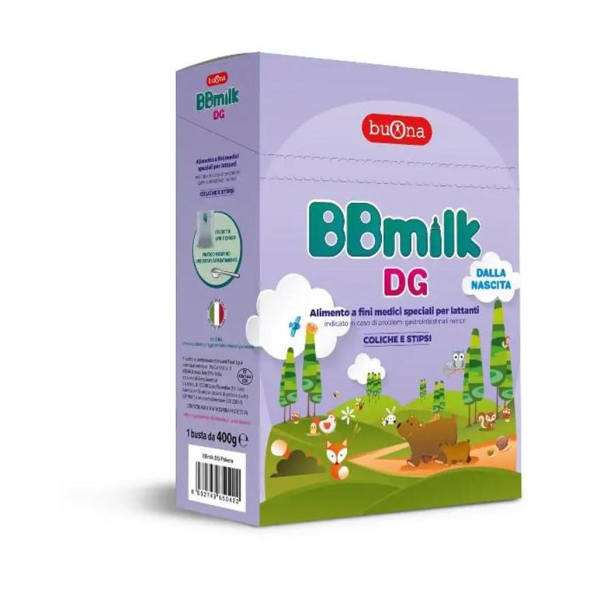 BBmilk DG Polvere Nutrizionale per Neonati Dalla Nascita, 400g