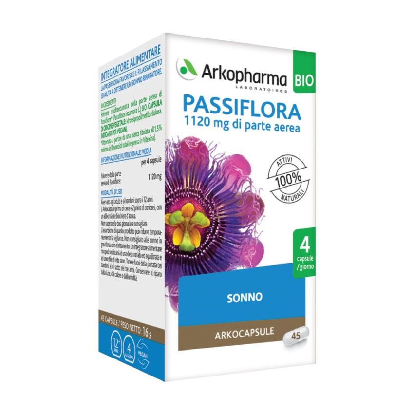 Arkopharma Bio Passiflora 45 Capsule Organiche