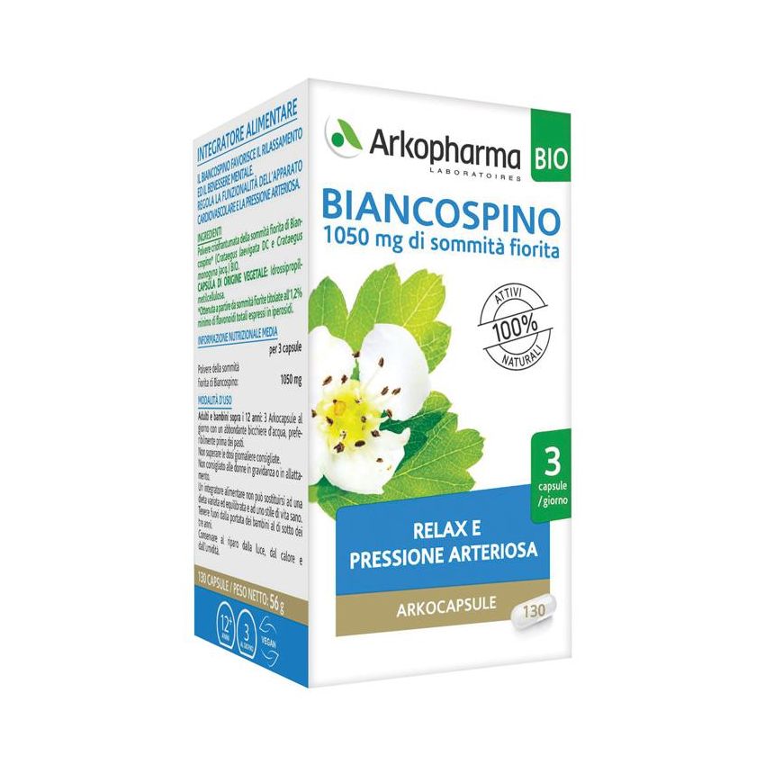 Arkopharma Biancospino Bio - Capsule Naturali 45