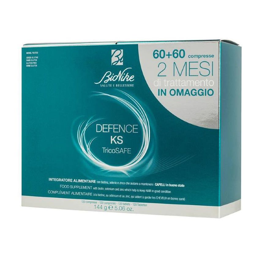 Bionike Defence KS Tricosafe - Doppia Confezione da 120 Compresse