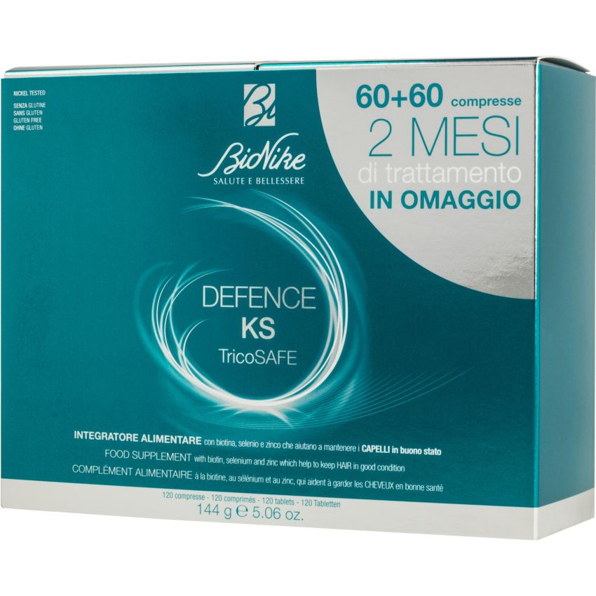 Bionike Defence KS Tricosafe - Doppia Confezione da 120 Compresse
