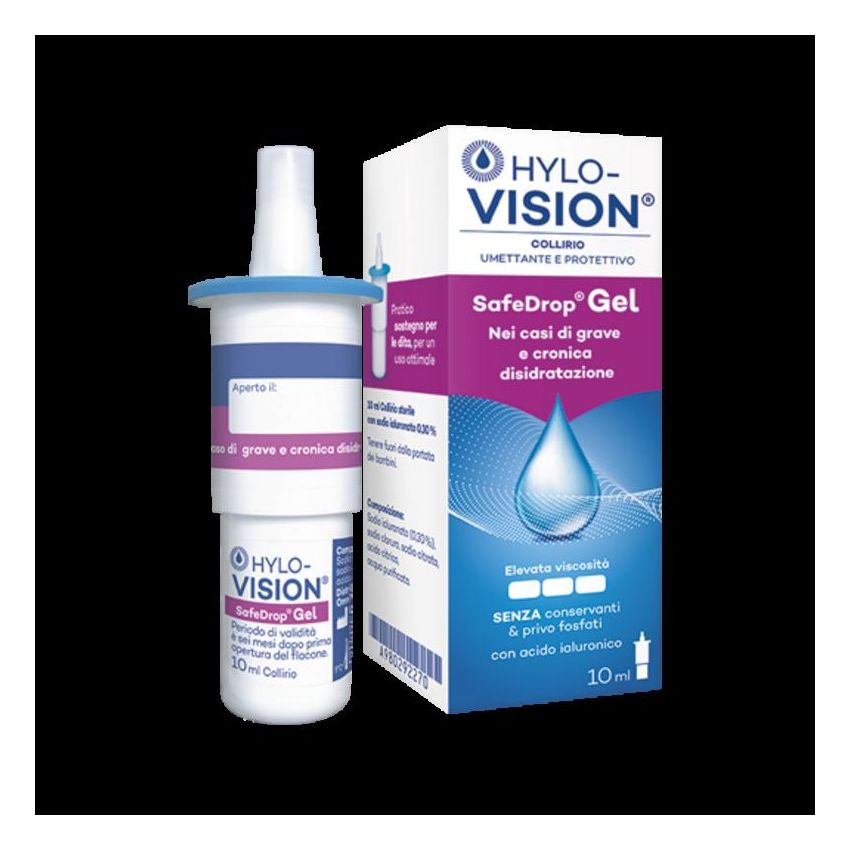 Hylovision Sicuro Collirio Gel a Goccia 10ml