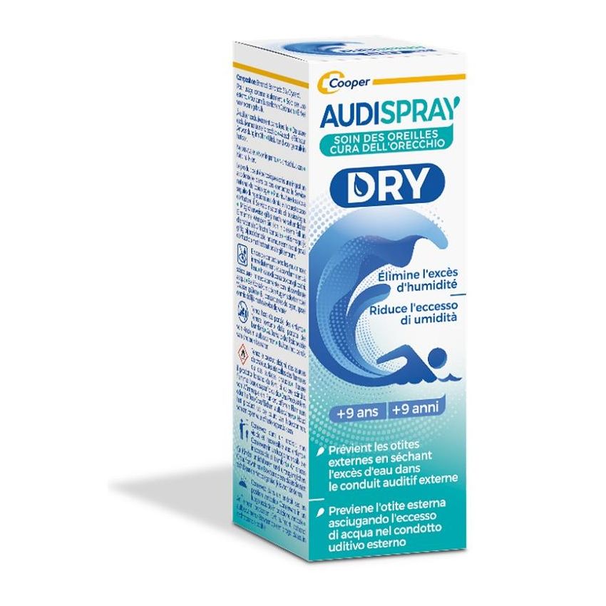 Audispray Dry - Soluzione Igienizzante per Orecchie, 30ml