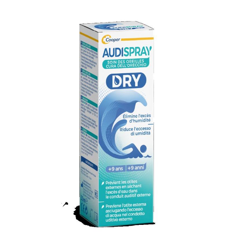 Audispray Dry - Soluzione Igienizzante per Orecchie, 30ml