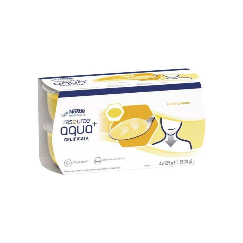 Gelatina di Acqua di Limone Resource - Pacco da 4 x 125g