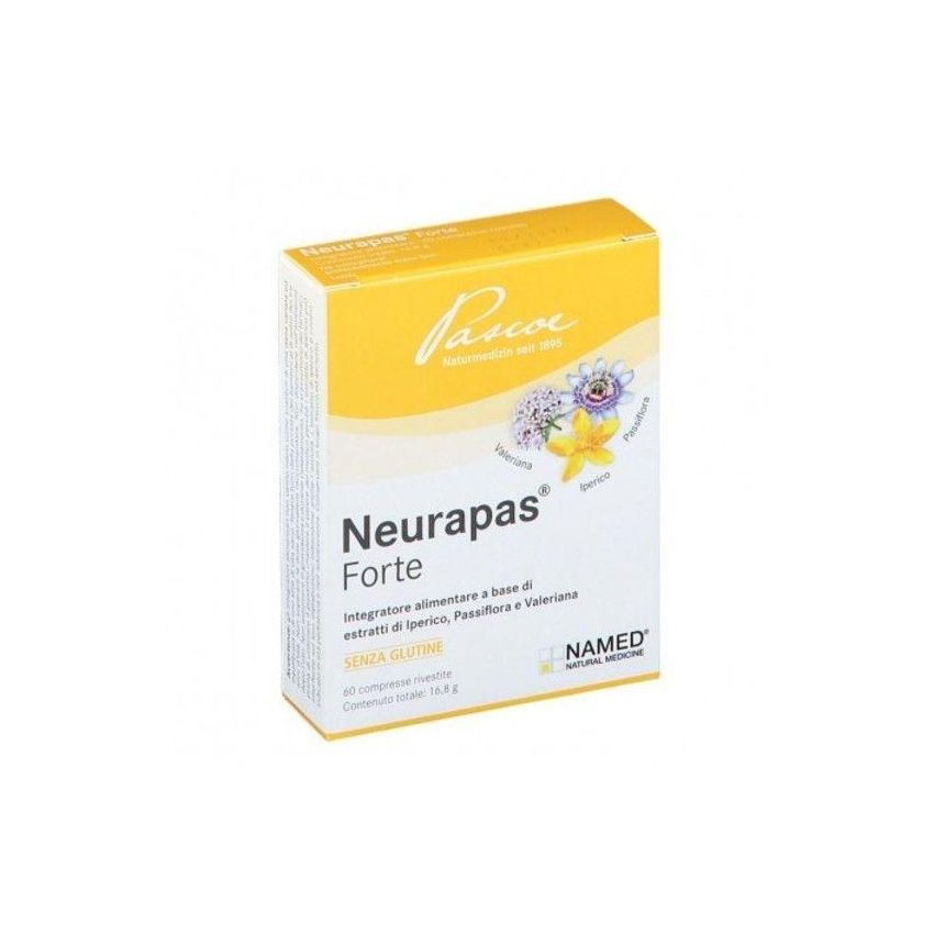 Neurapas Forte - Integratore per il Benessere del Sistema Nervoso, 60 Compresse