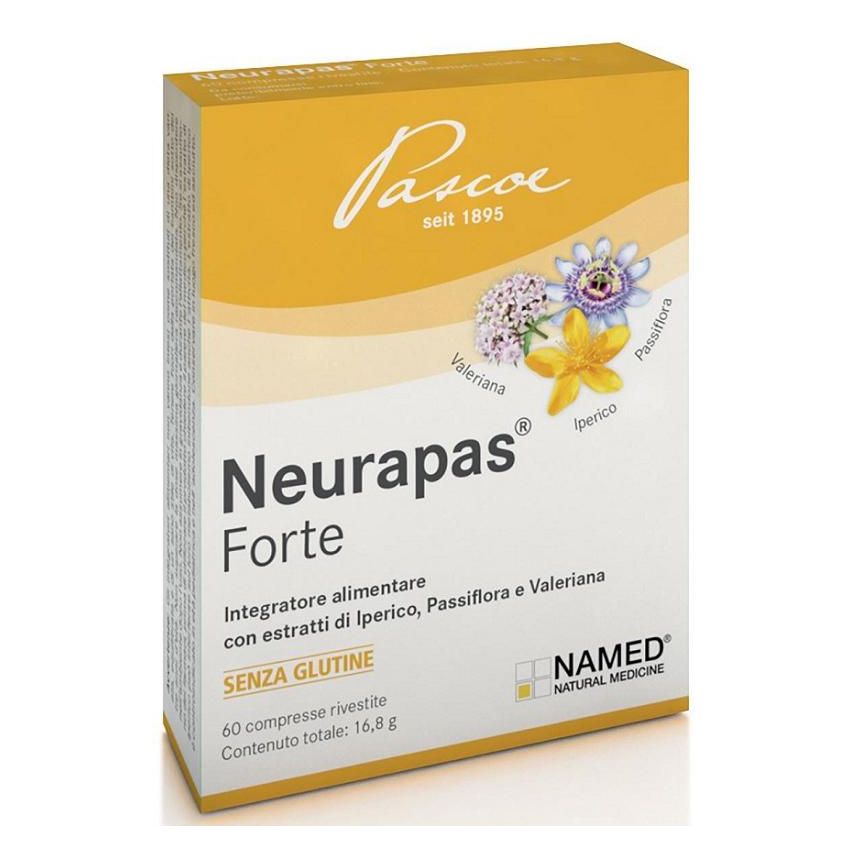 Neurapas Forte - Integratore per il Benessere del Sistema Nervoso, 60 Compresse