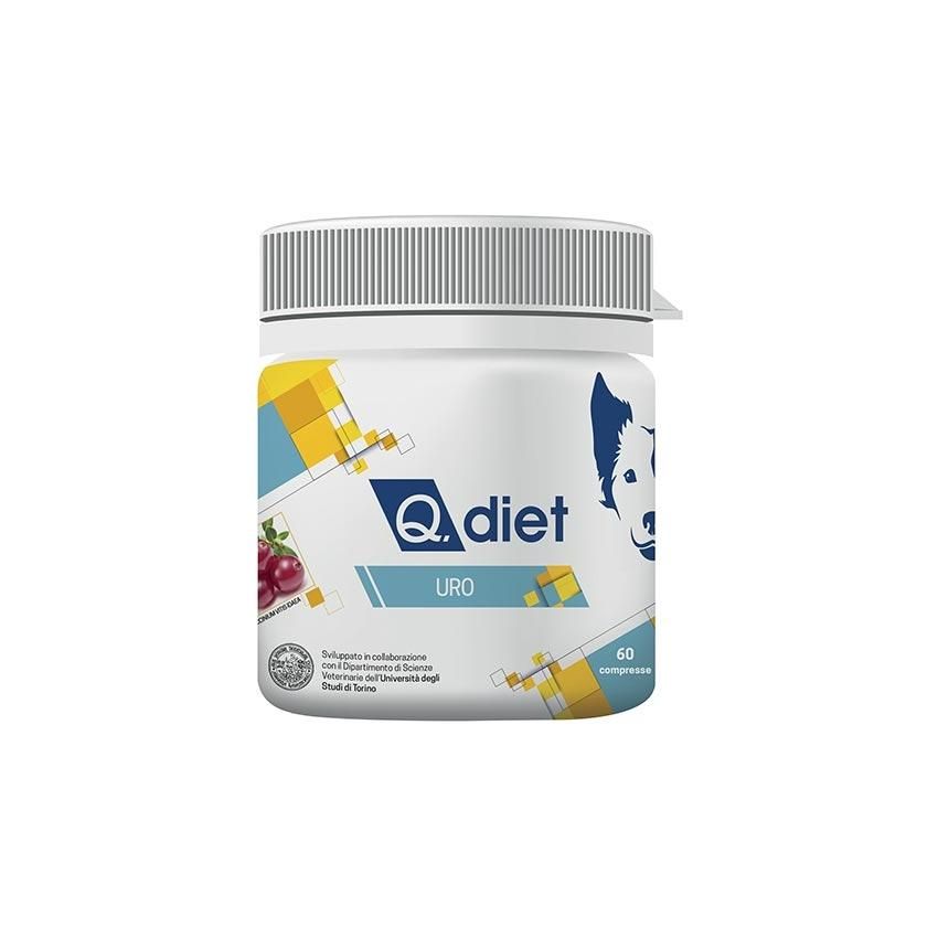 Q Diet Uro Supplemento Nutrizionale per Cani - 60 Compresse
