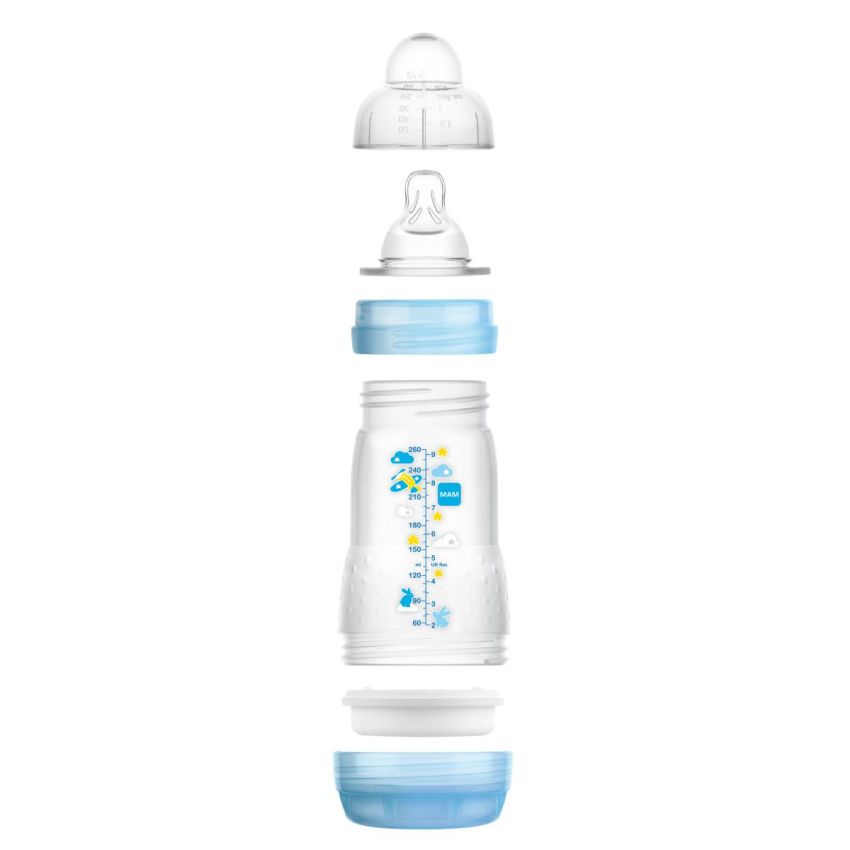 Mam Easy Start Biberon Neutro 260ml, Confezione da 2 Pezzi