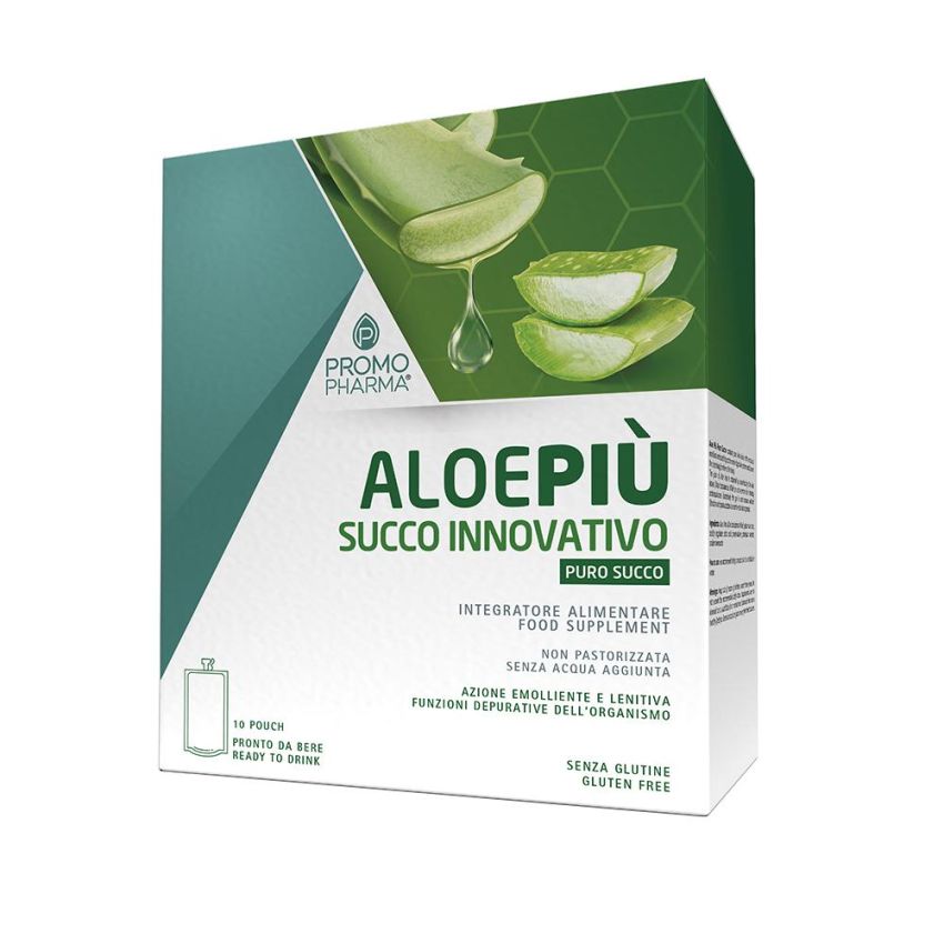 Aloepi Puro Succo di Aloe Vera - Confezione da 10 Stick