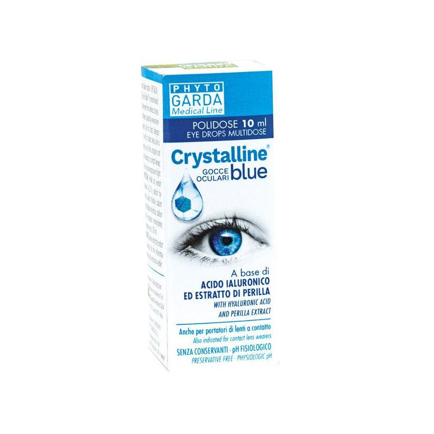 Gocce Oculari Crystalline Blue Polidose 10ml