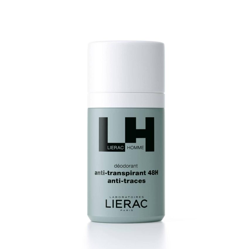 Lierac Homme Deodorante Anti-Traspirante ed Anti-Macchia 48H, 50ml