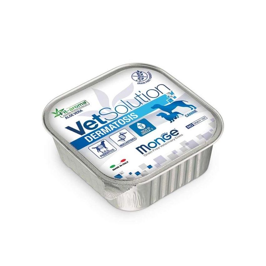 Monge Vetsolution Dermatosis - Cibo Medico Umido per Cani, 150g
