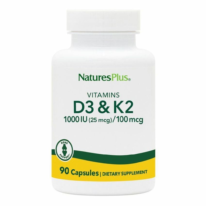 Vitamina D3 e Vitamina K2 Integratore 1000 UI - 90 Capsule