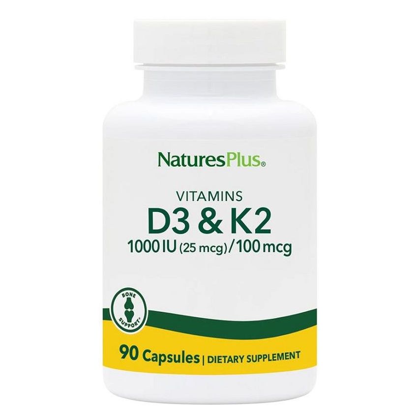 Vitamina D3 e Vitamina K2 Integratore 1000 UI - 90 Capsule