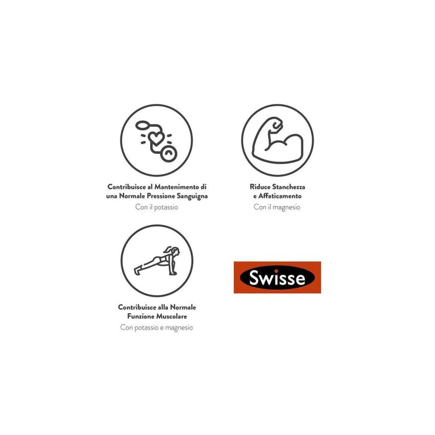 Swisse Magnesio e Potassio - Confezione da 24 Bustine Salutari