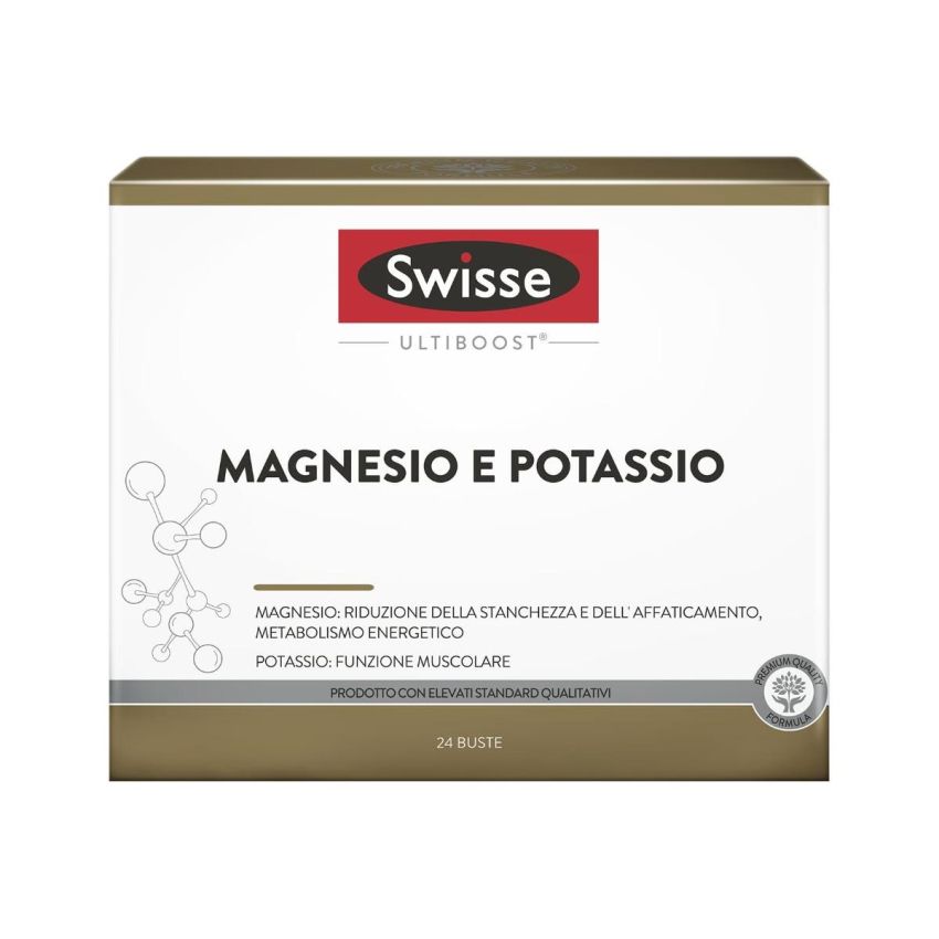 Swisse Magnesio e Potassio - Confezione da 24 Bustine Salutari