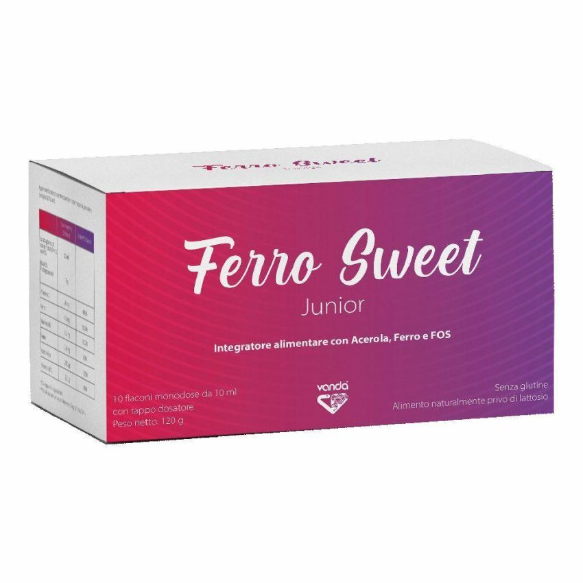 Vanda Ferro Sweet Junior - Integratore alimentare in Fialette da 10 pezzi