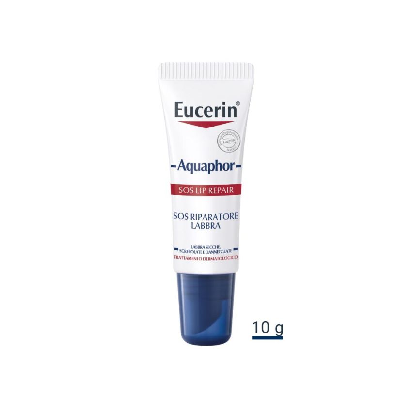 Balsamo Labbra Riparatore Aquaphor SOS da Eucerin, 10ml