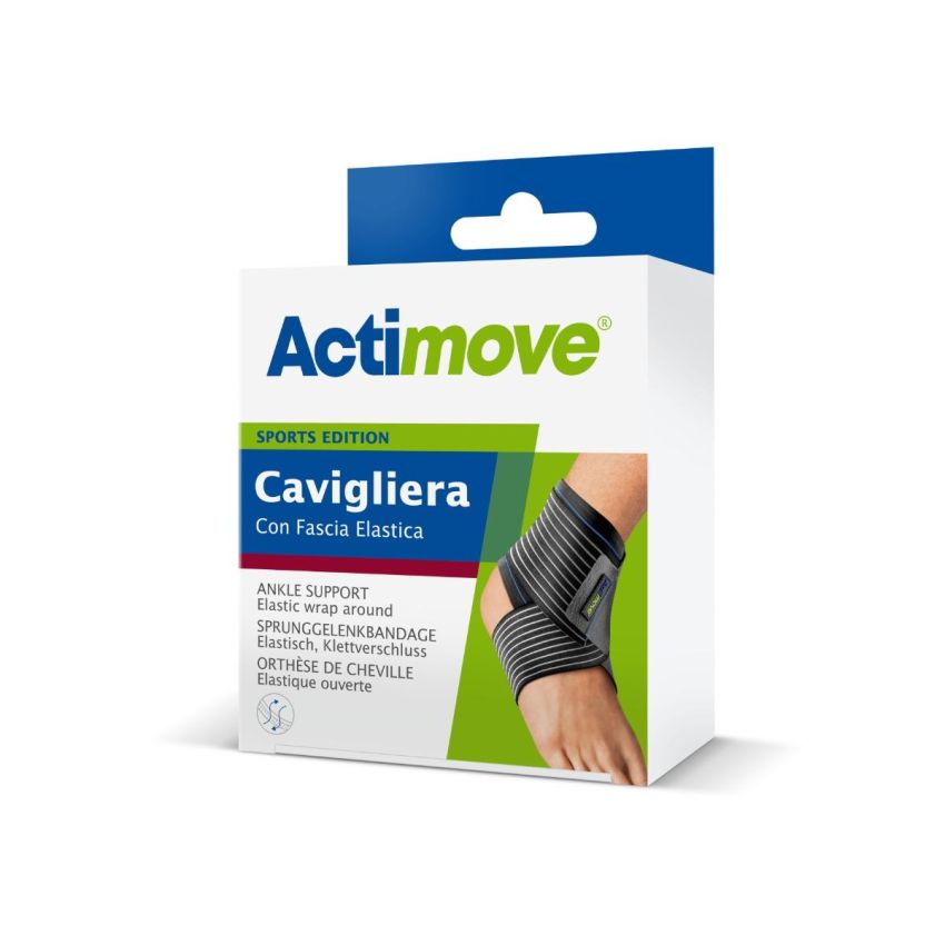 Actimove Sport - Cavigliera Elastica Supportiva, Taglia L
