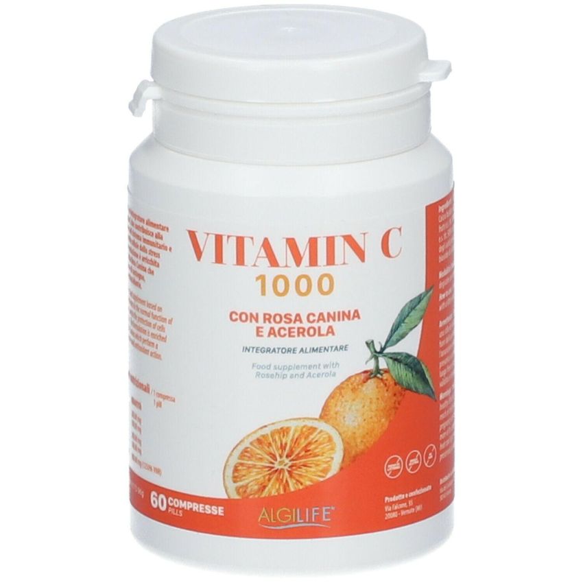 Compresse di Vitamina C 1000mg - Confezione da 60 Pezzi