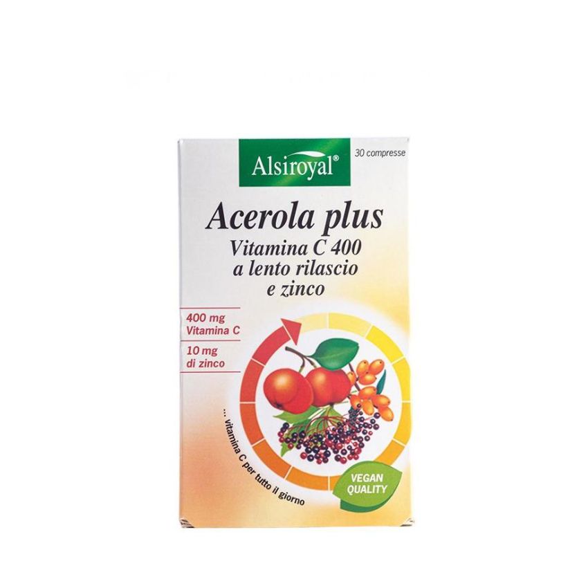 Plus Acerola con Vitamina C 400mg - 30 Compresse