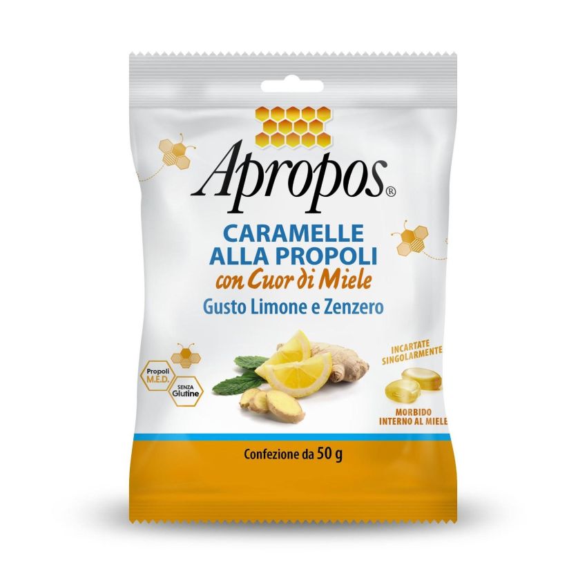 Apropos Caramelle Dure al Limone e Zenzero - 50g