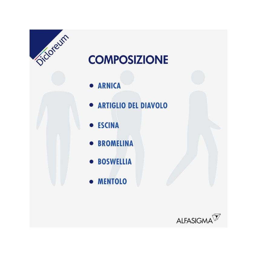 Dicloreum Ematosoll Gel per il sollievo del dolore - 50ml