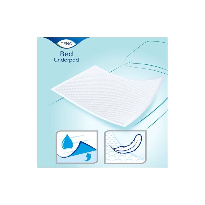 Tena Bed Plus - Traversa per Incontinenza 60x40 cm - 40 Pezzi