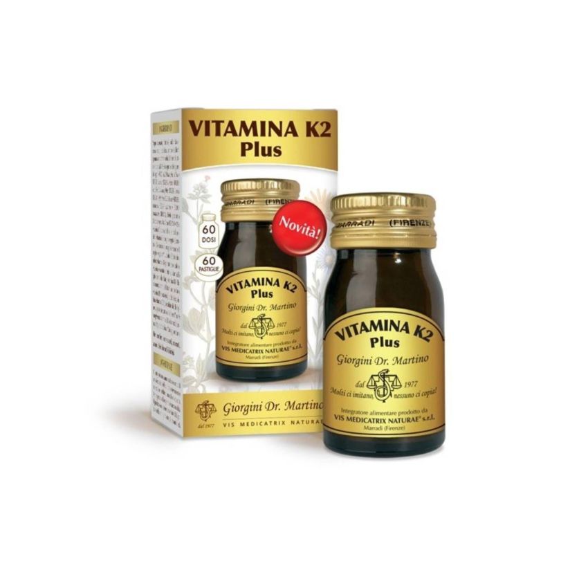 Dr. Giorgini Vitamina K2 Plus Supplemento - 60 Pastiglie